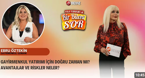 Fi̇li̇z Karataş'la Bi̇r Bi̇lene Sor | Gayri̇menkul Uzmani Ebru Özteki̇n